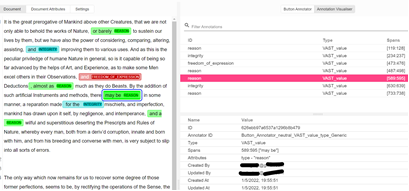 Figure 12: The Annotation Visualiser.